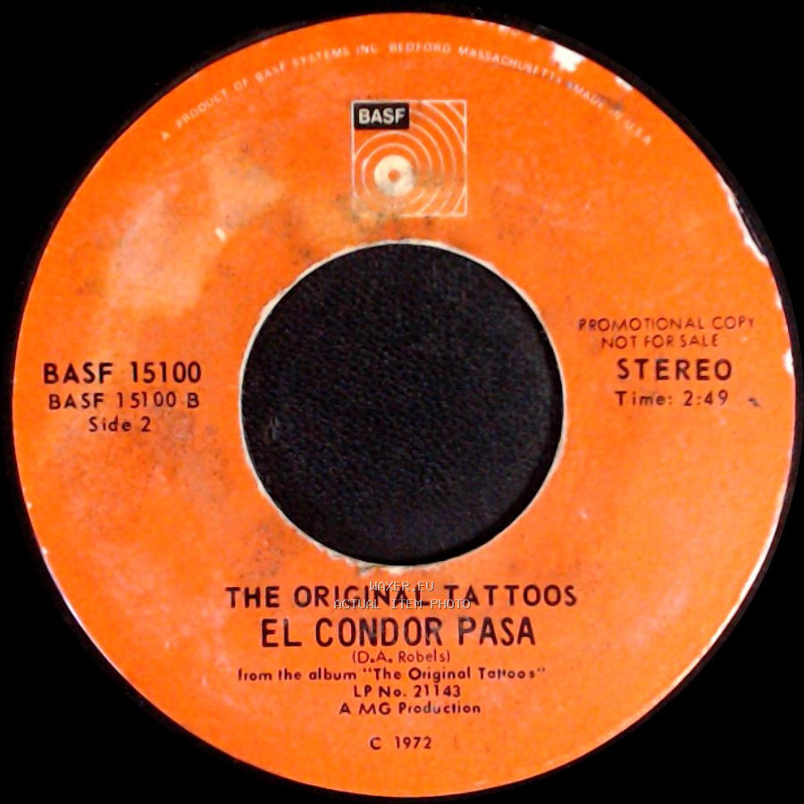 The Original Tattoos - Wini-Wini, Wana-Wana / El Condor Pasa side B