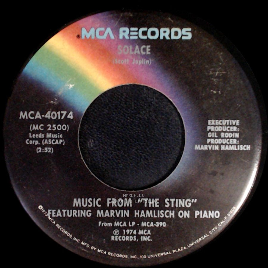 Marvin Hamlisch - Solace / The Entertainer side A