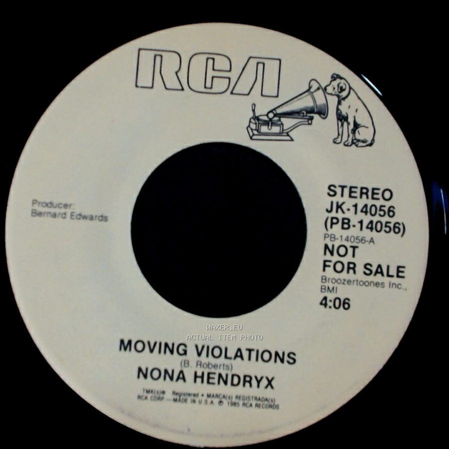 Nona Hendryx - Moving Violations / Moving Violations side B