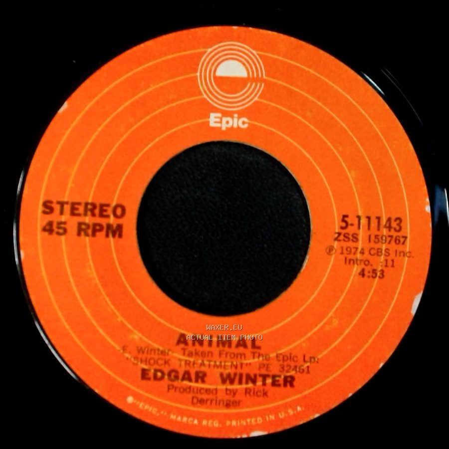 Edgar Winter - Animal / River's Risin' side A