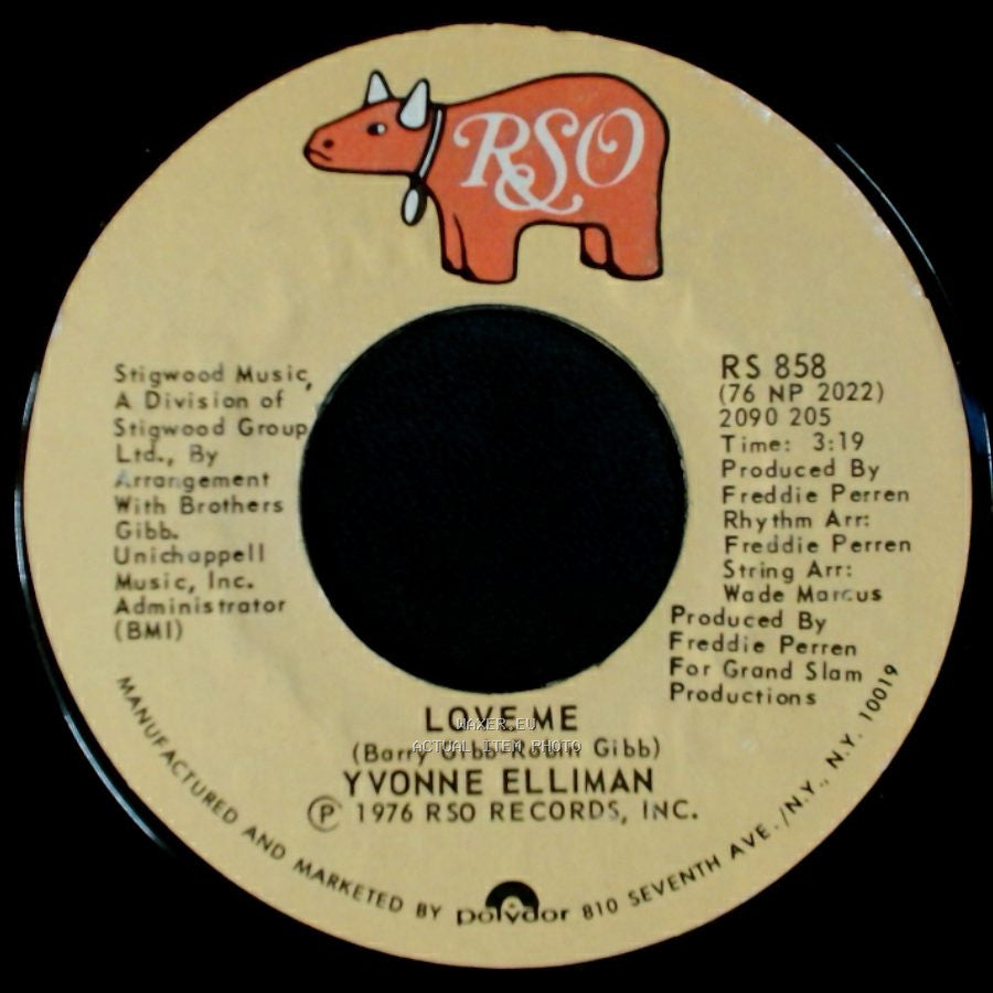 Yvonne Elliman - Love Me / (I Don't Know Why) I Keep Hangin' On side A