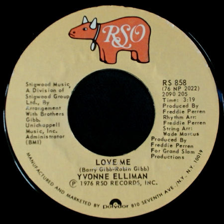 Yvonne Elliman - Love Me / (I Don't Know Why) I Keep Hangin' On side A