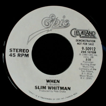 Slim Whitman - When / When side A