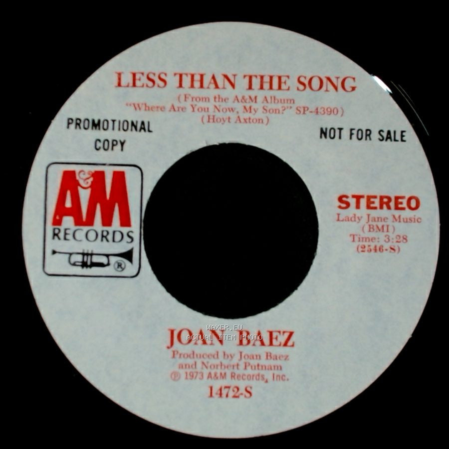 Joan Baez - Less Than The Song / Windrose side A