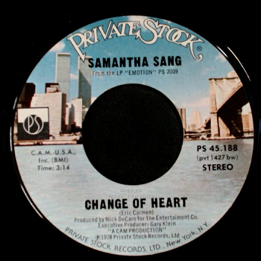 Samantha Sang - You Keep Me Dancing / Change Of Heart side B