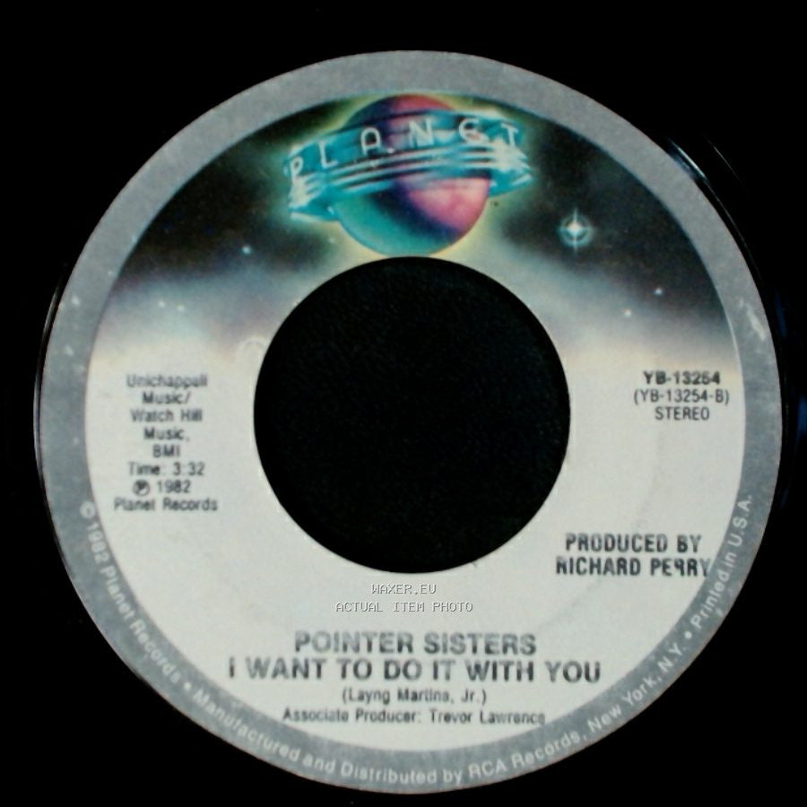 Pointer Sisters - I Want To Do It With You / American Music side A