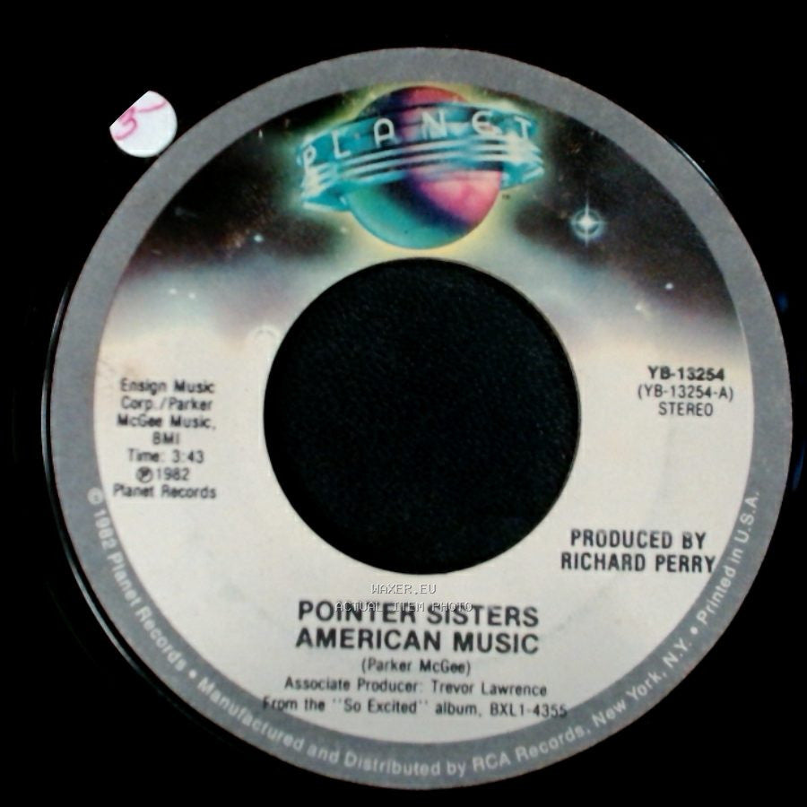 Pointer Sisters - I Want To Do It With You / American Music side B