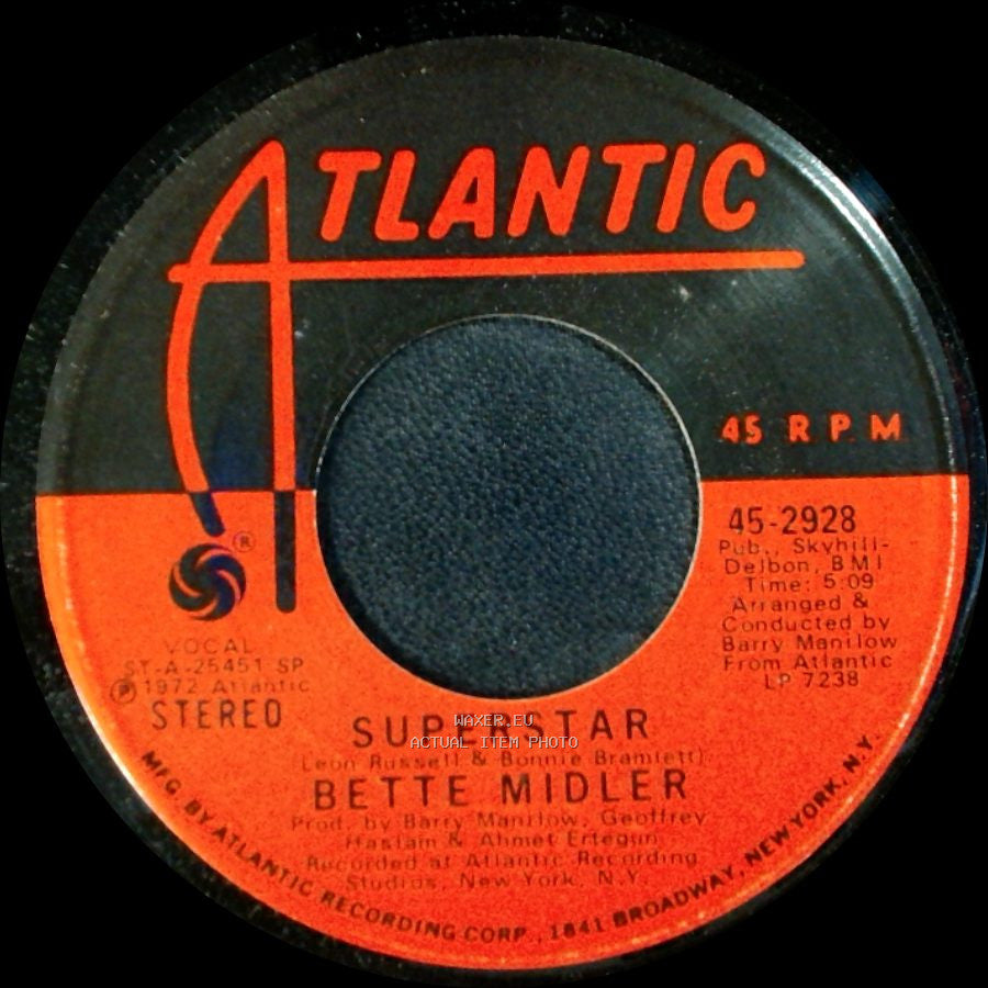 Bette Midler - Do You Want To Dance? / Superstar side B