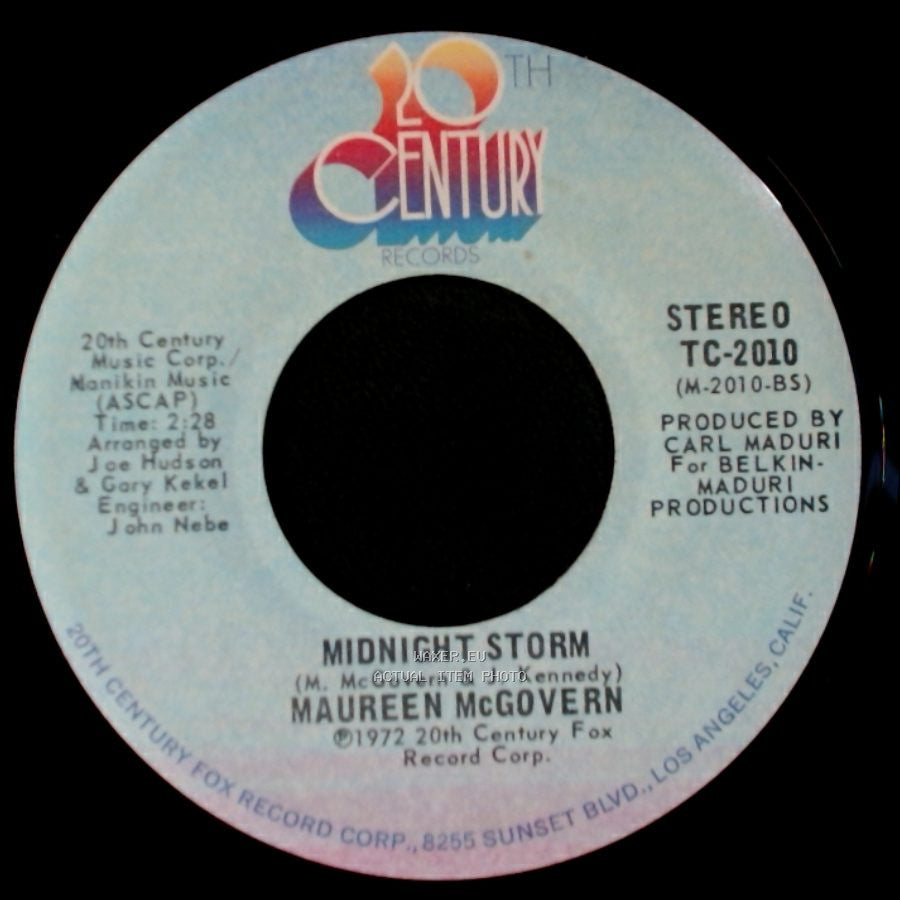 Maureen Mcgovern - Midnight Storm / The Morning After side A