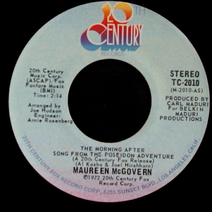 Maureen Mcgovern - Midnight Storm / The Morning After side B