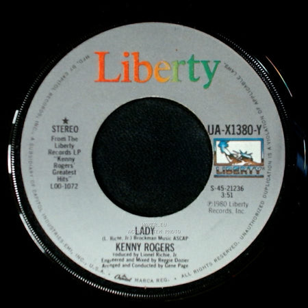 Kenny Rogers - Lady / Sweet Music Man side A
