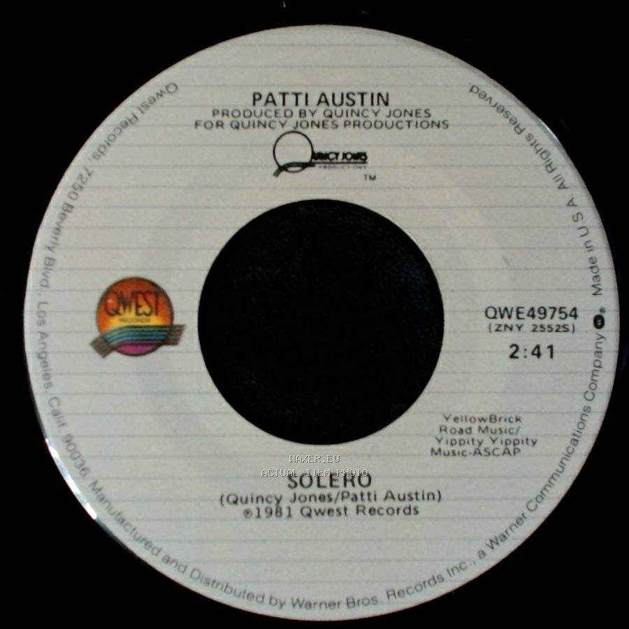 Patti Austin - Solero / Do You Love Me? side A