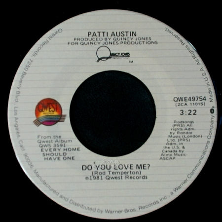 Patti Austin - Solero / Do You Love Me? side B