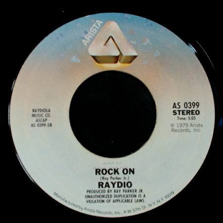 Raydio - You Can't Change That / Rock On side B