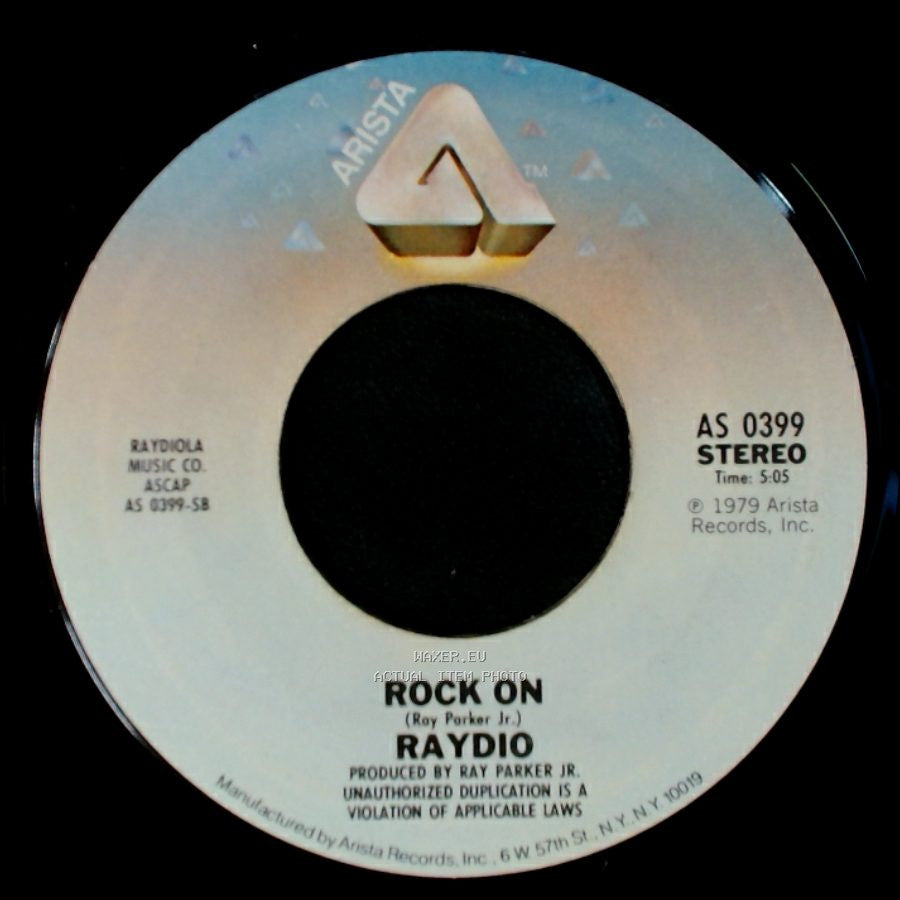 Raydio - You Can't Change That / Rock On side B