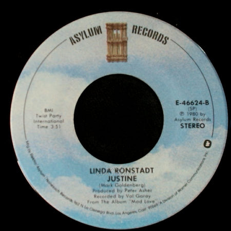 Linda Ronstadt - Justine / Hurt So Bad side A