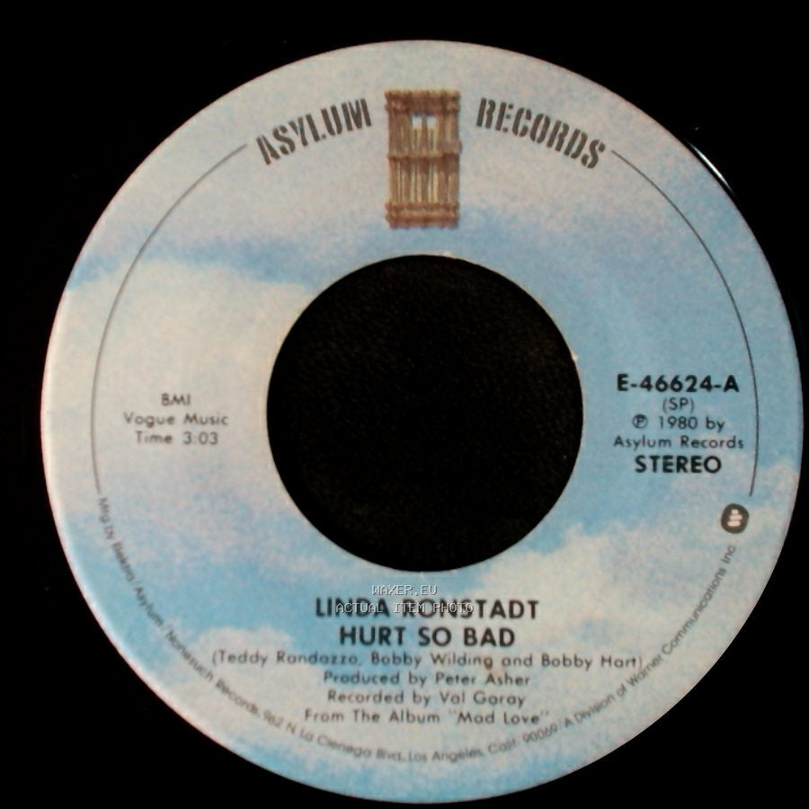 Linda Ronstadt - Justine / Hurt So Bad side B