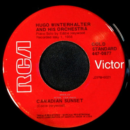 Hugo Winterhalter And His Orchestra - The Terry Theme / Canadian Sunset side B
