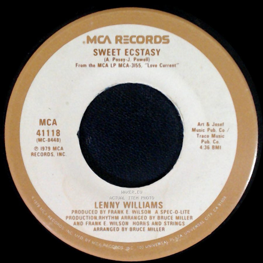 Lenny Williams - Love Hurt Me, Love Healed Me / Sweet Ecstasy side B