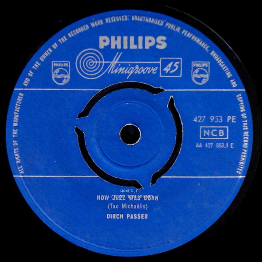 Birch Passer / Dirch Passer - How Jazz Was Born / Den Fhv. Minister For Handel, Industri Og Søfart (Lis Groes) / Kolonihaven »Kronen« side A