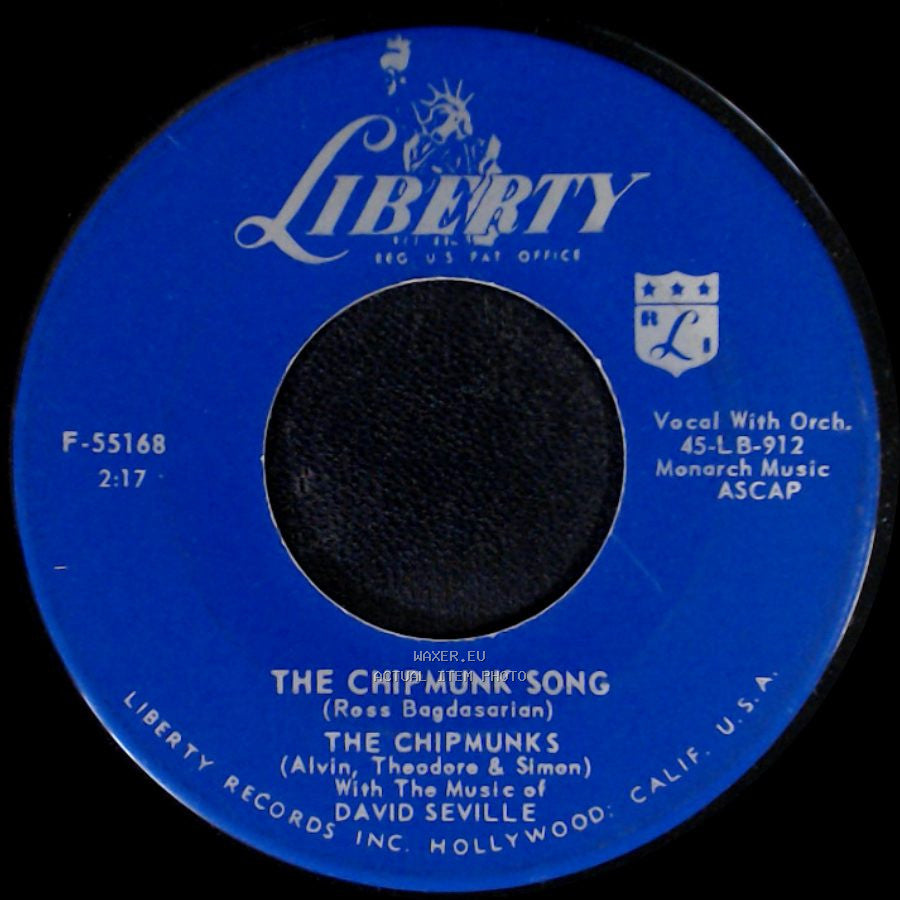 The Music Of David Seville / The Chipmunks With The Music Of David Seville - Almost Good / The Chipmunk Song side B