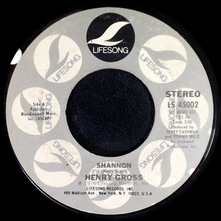 Henry Gross - Shannon / Pokey side A
