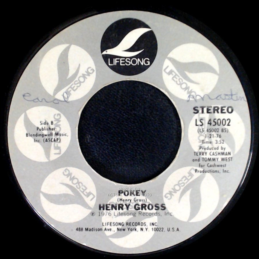 Henry Gross - Shannon / Pokey side B