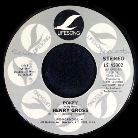 Henry Gross - Shannon / Pokey side B