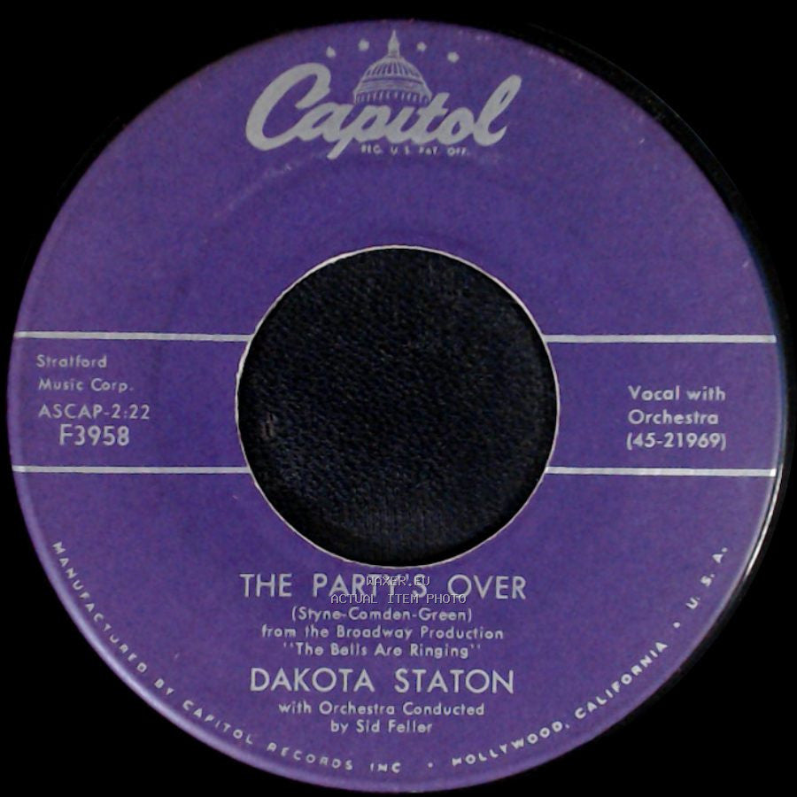 Dakota Staton - The Party's Over / Invitation side A