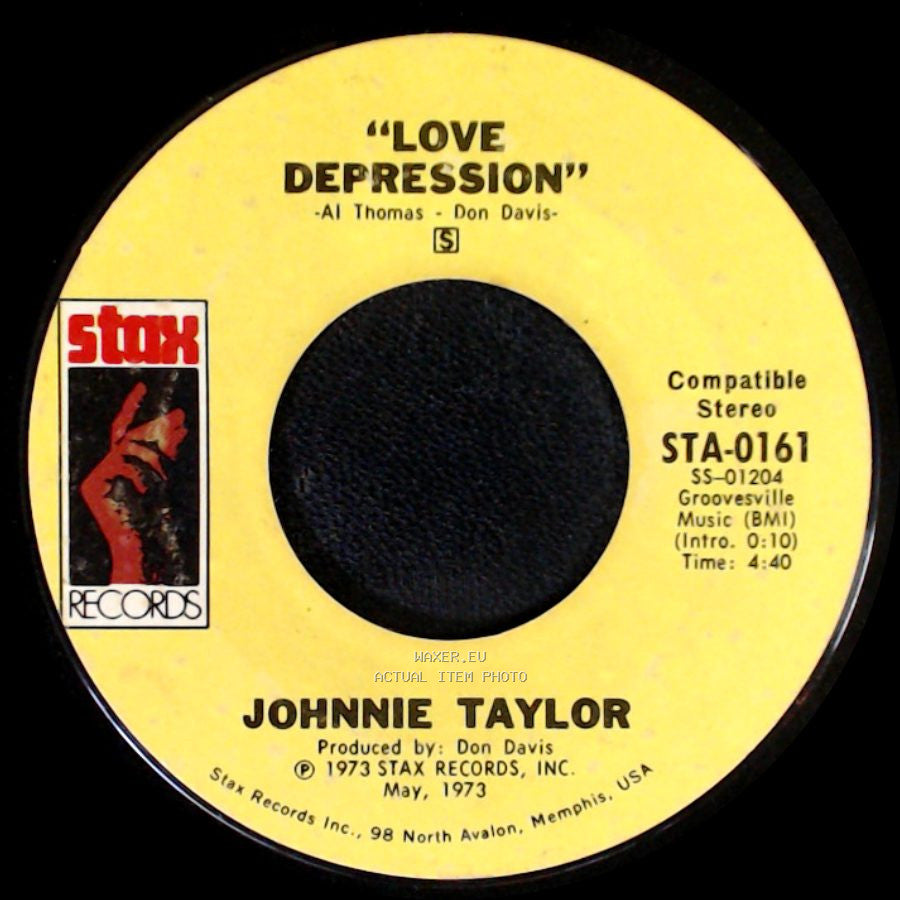 Johnnie Taylor - Love Depression / I Believe In You (You Believe In Me) side A
