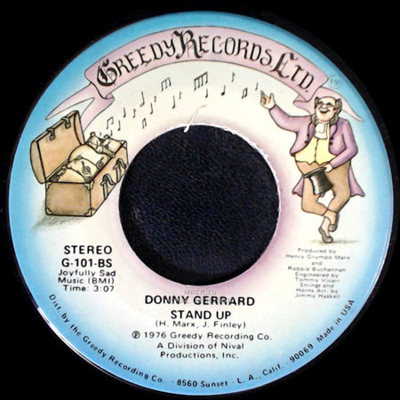 Donny Gerrard - Words (Are Impossible) / Stand Up side B