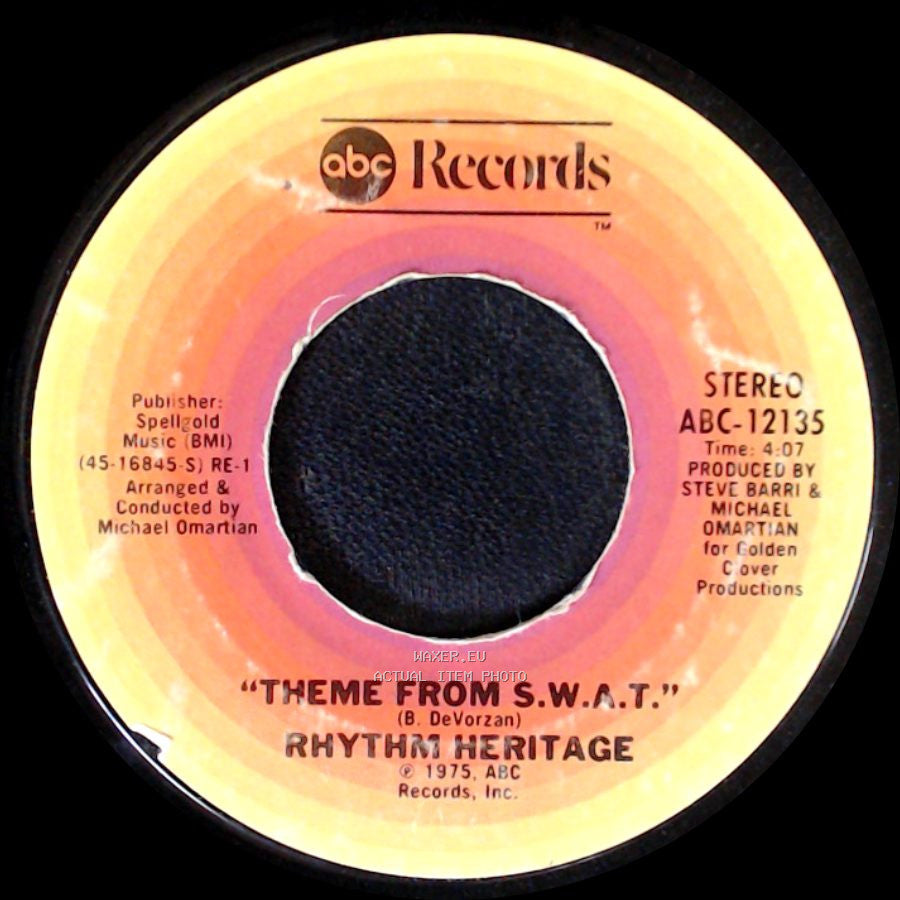 Rhythm Heritage - Theme From S.W.A.T. / I Wouldn't Treat A Dog (The Way You Treated Me) side A