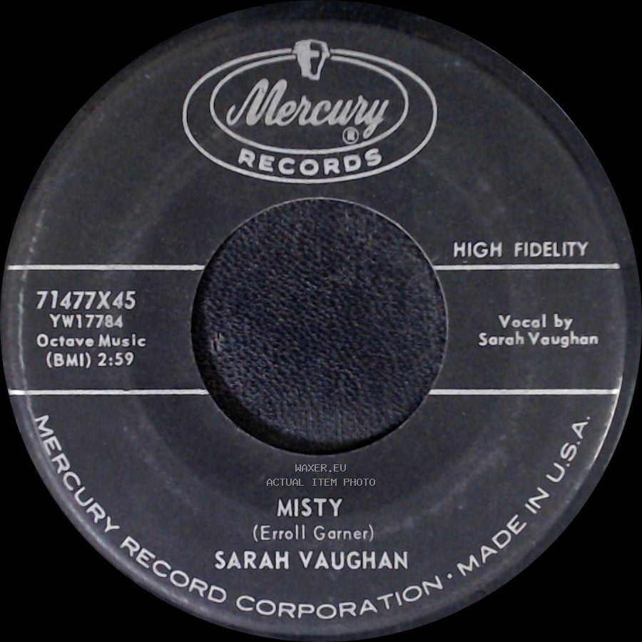 Sarah Vaughan - Broken-Hearted Melody / Misty side B