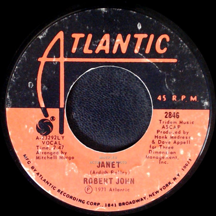 Robert John - Janet / The Lion Sleeps Tonight side A