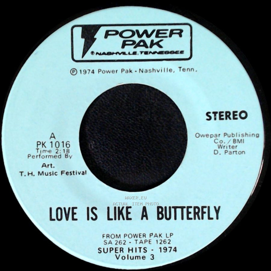T.H. Music Festival - Love Is Like A Butterfly / Get On My Love Train side A