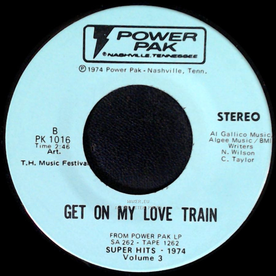 T.H. Music Festival - Love Is Like A Butterfly / Get On My Love Train side B