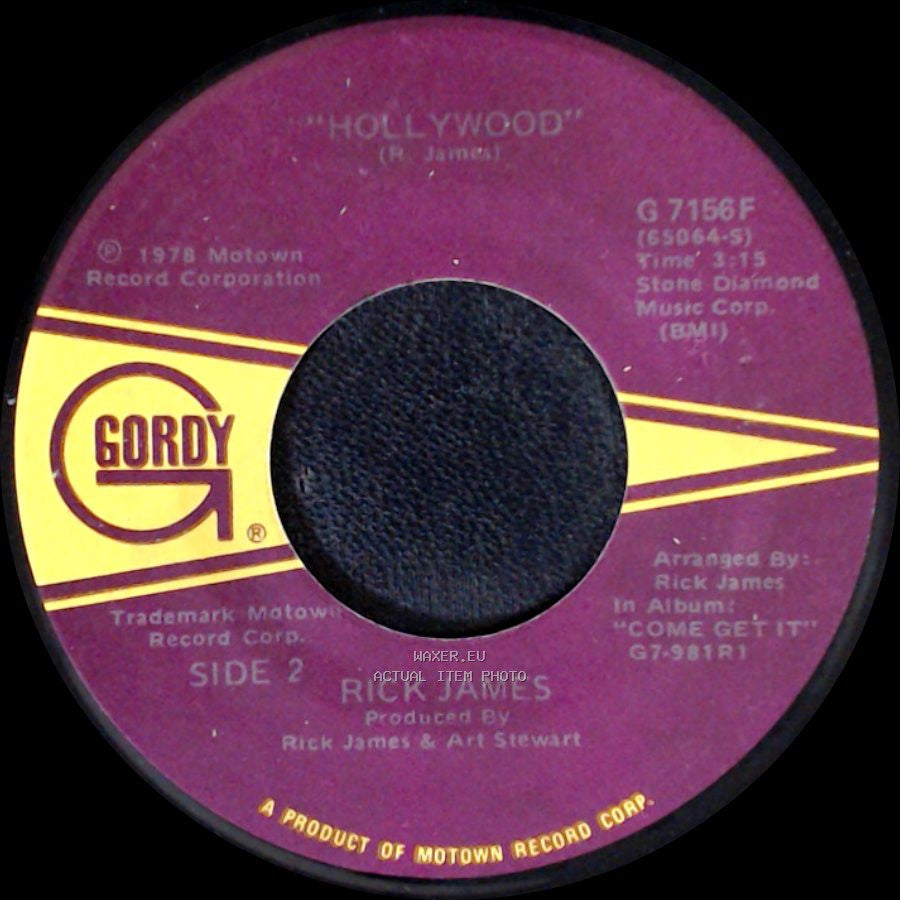 Rick James - You And I / Hollywood side B