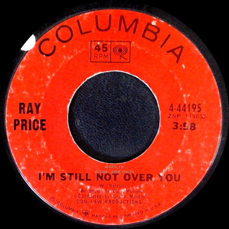Ray Price - I'm Still Not Over You / Crazy side A