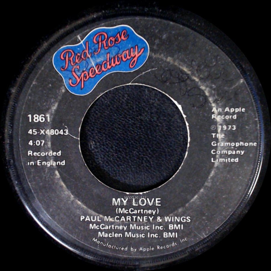 Paul Mccartney & Wings - The Mess / My Love side B