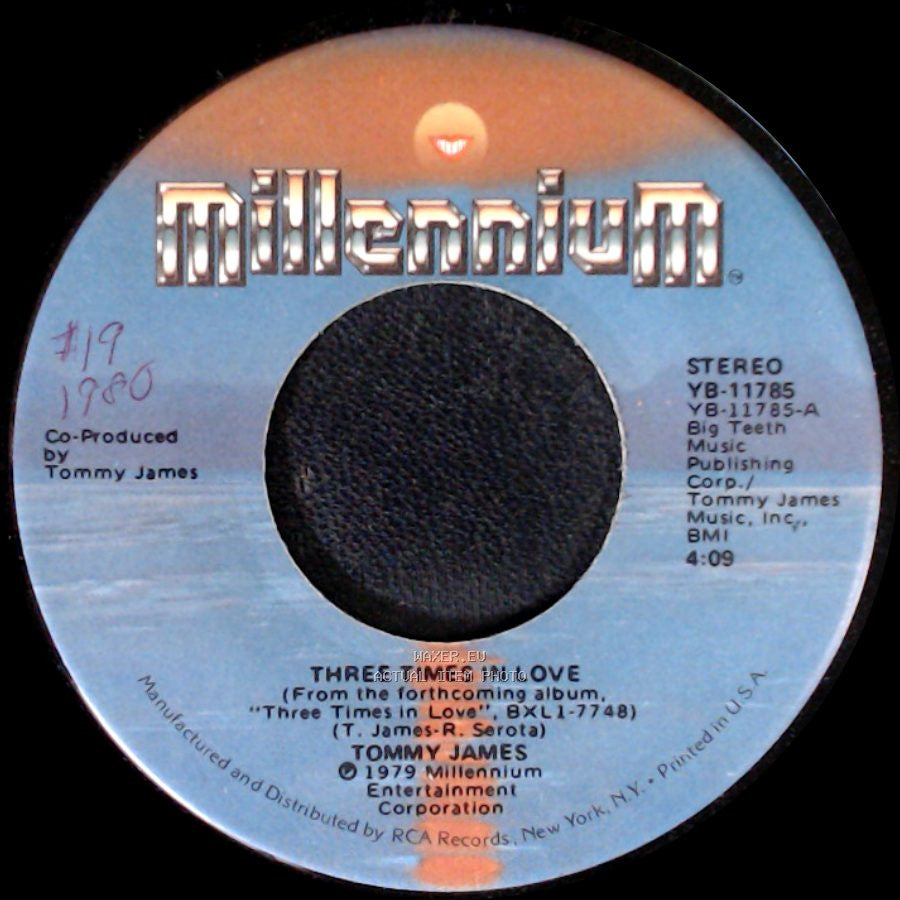 Tommy James - I Just Wanna Play The Music / Three Times In Love side B