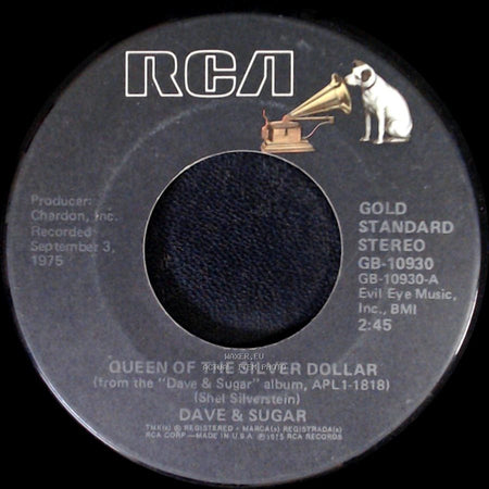 Dave & Sugar - The Door Is Always Open / Queen Of The Silver Dollar side B