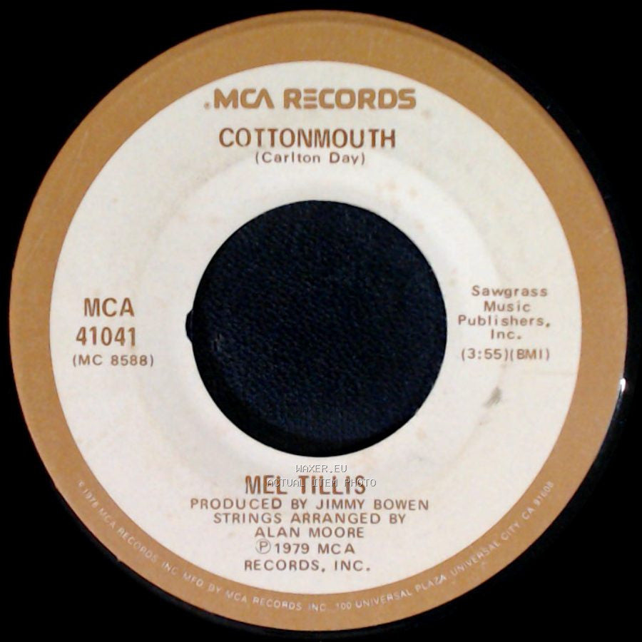 Mel Tillis - Cottonmouth / Coca Cola Cowboy side A