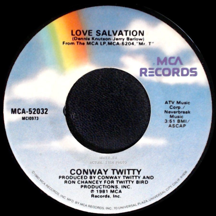 Conway Twitty - Love Salvation / Over Thirty (Not Over The Hill) side A