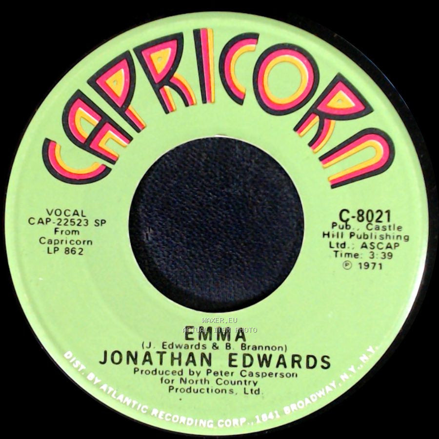 Jonathan Edwards - Emma / Sunshine side A