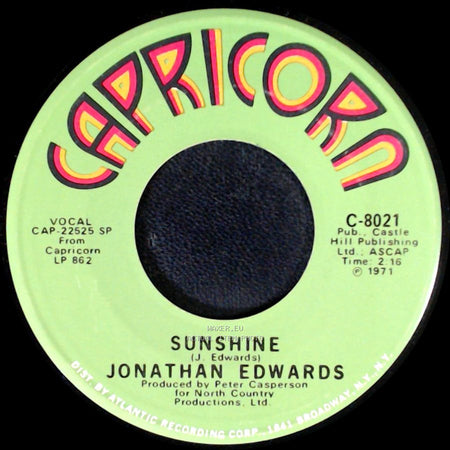 Jonathan Edwards - Emma / Sunshine side B