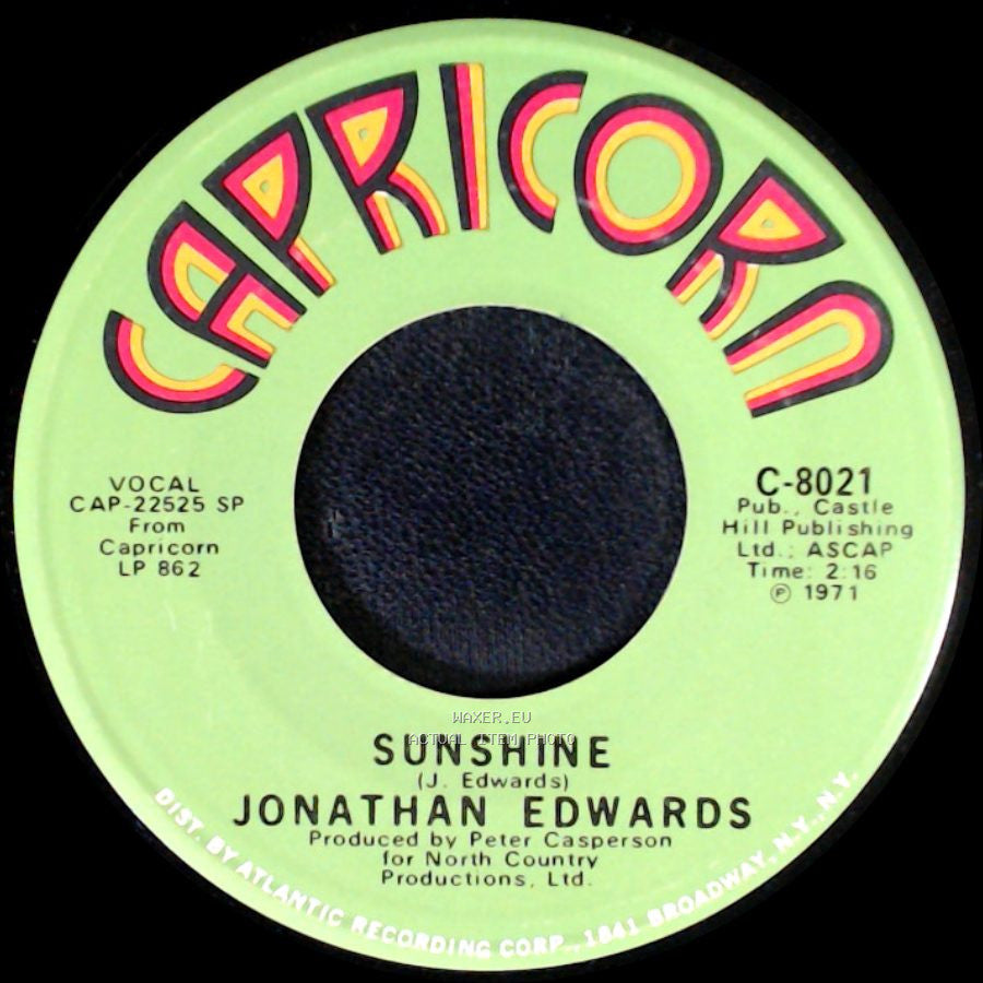 Jonathan Edwards - Emma / Sunshine side B