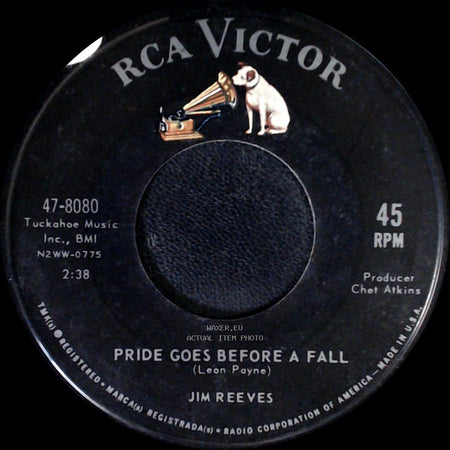 Jim Reeves - I'm Gonna Change Everything / Pride Goes Before A Fall side B