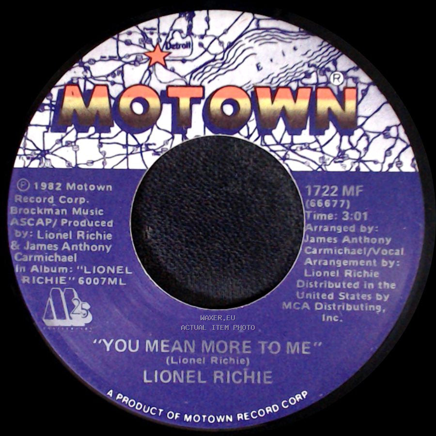 Lionel Richie - You Mean More To Me / Hello side A