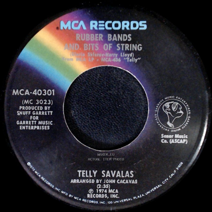 Telly Savalas - Rubber Bands And Bits Of String / If side A