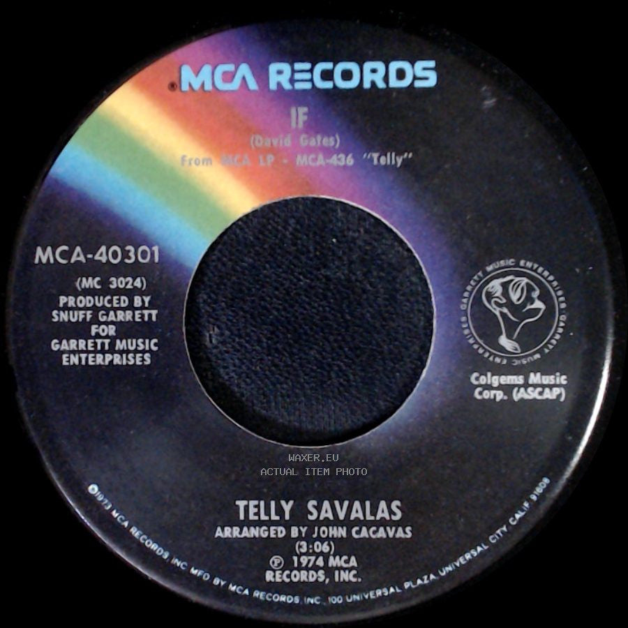 Telly Savalas - Rubber Bands And Bits Of String / If side B